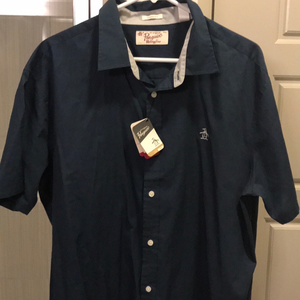 Short sleeve cotton button up